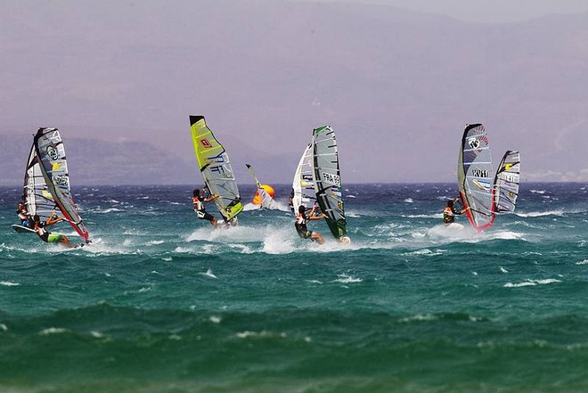 High wind slalom here in Fuerteventura - PWA Sotavento Fuerteventura Grand Slam 2011 ©  John Carter / PWA http://www.pwaworldtour.com